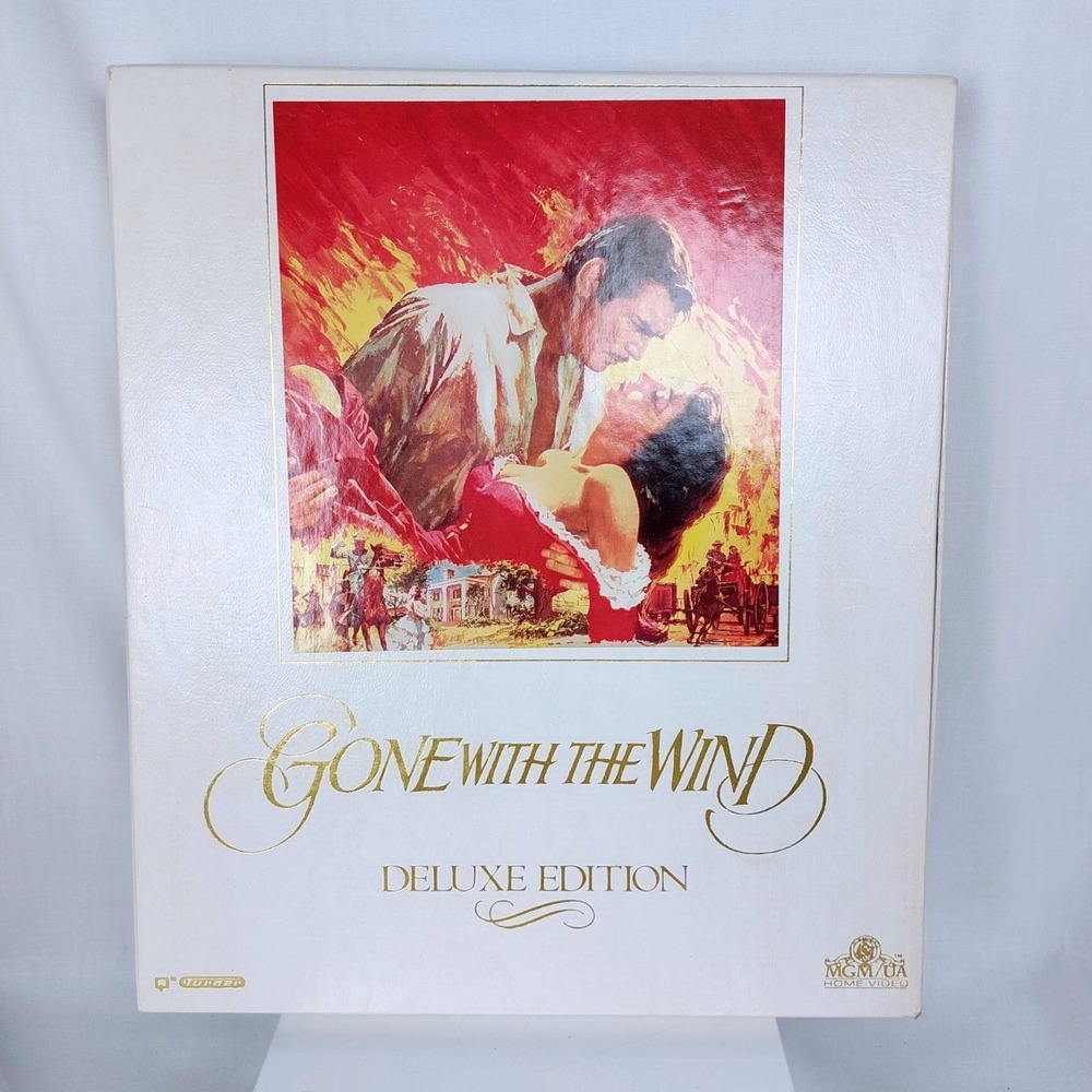 Gone With The Wind 1990 Turner Entertainment VHS Boxed Set Deluxe‎ Edition